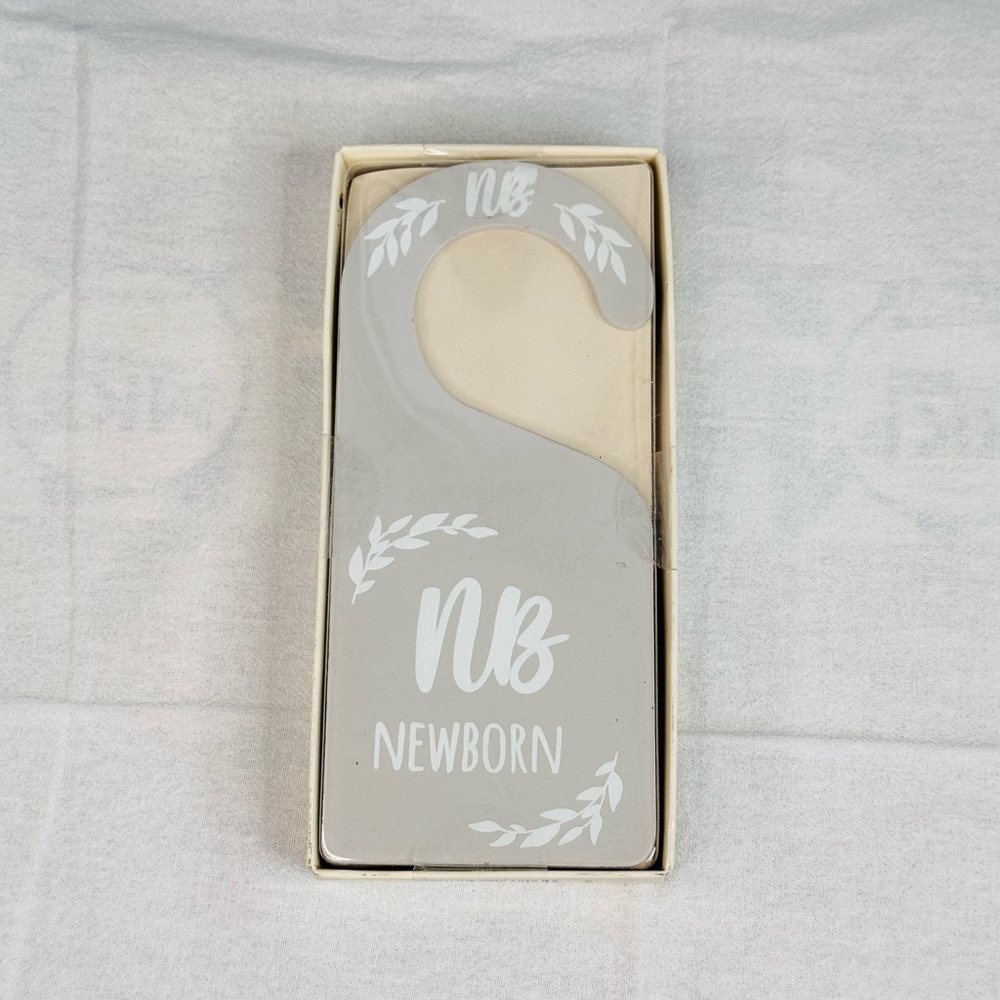 Gray Baby Closet Organizer Tags, NWT